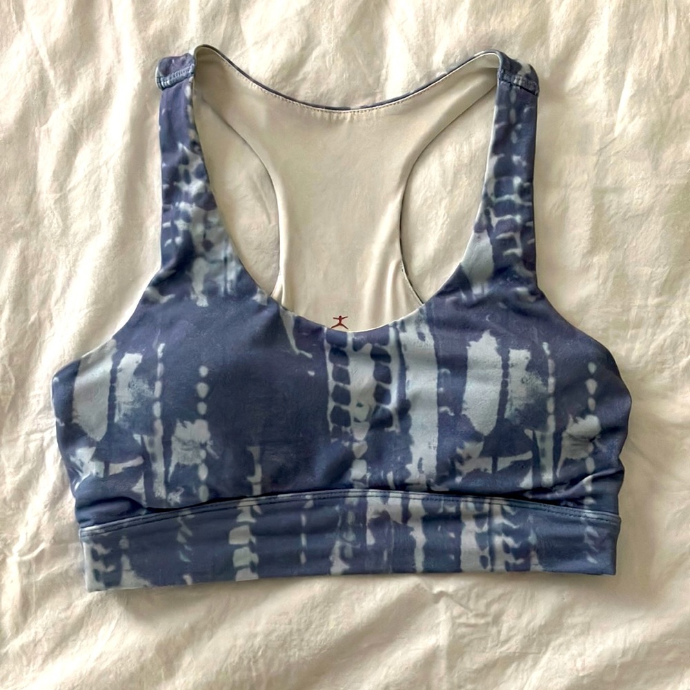 Danskin blue sports athletic bra size S